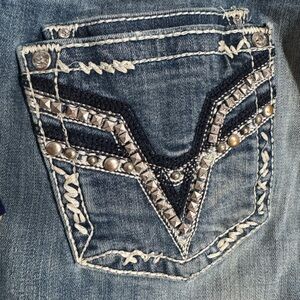 Vigoss Embellished Blue Jeans boot cut